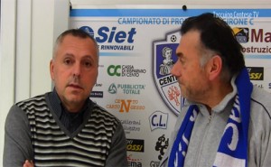 Stefano Volta durante l'intervista con Taccuino Centese TV