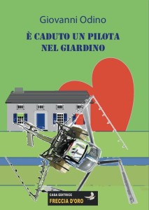 La copertina del libro indeto "E' caduto un pilota nel gioradino"