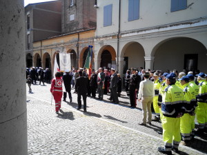 momento delle celebrazioni per la festa della liberazione 