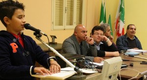 da sinistra: Karim, Giuliano Monari, Marco Cevolani, Marco Trombini , Salvatore Bentivegna