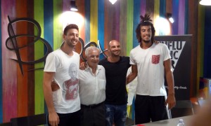 da sx: locci, canelli, caroldi, d'alessandro