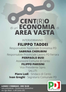 Locandina dell'evento in Sala Congressi Zanandrea ore 18,30