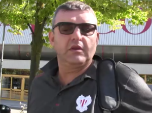 Lanfranco Lupo Giordani durante lintervista di MARCO RABBONI