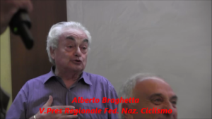 ALBERTYO BRAGHETTA DELLA FEDERAZIONE CICLISMO EMILIA ROMAGNA