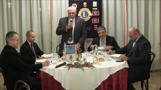 un momento dell'evento conviviale