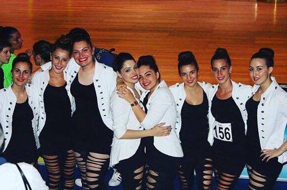 LA FORMAZIONE DELLE ANGELS CON MARTINA MAZZANTI TERZA DA DESTRA