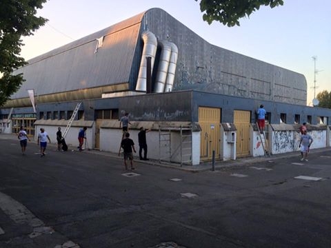 tifosi al lavoro 2 palazzetto