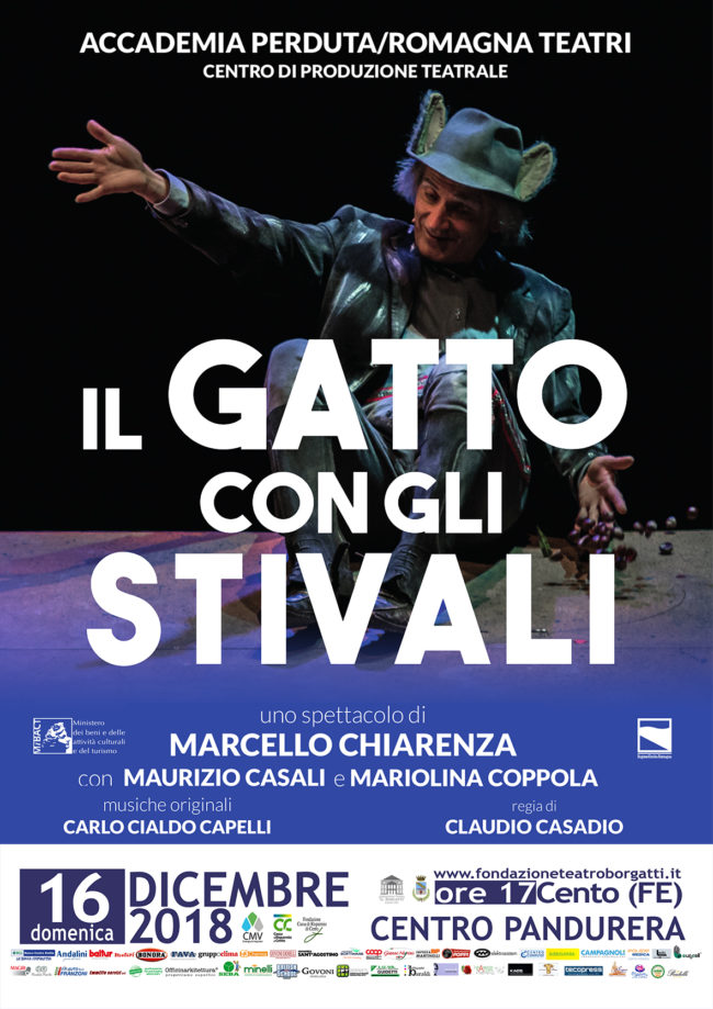 Gatto con gli stivali volantino