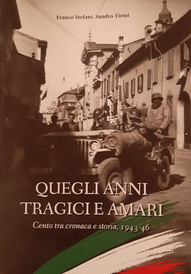 COPERTINA QUEGLI ANNI TRAGICI E AMARI