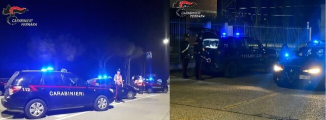 collage comacchio carabinieri