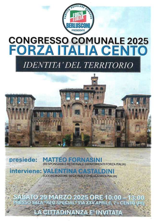 forza italia congresso cento
