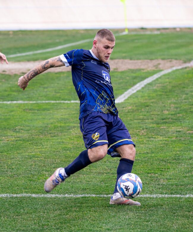 marco garetto nella foto il forte difensore Marco Garetto, autore di una prestazione sontuosa a Bentivogli