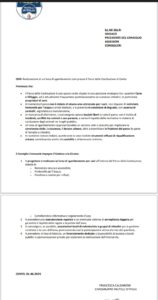 ECCO IL TESTO DEL ORDINE DEL GIORNO PRESENTATO DALLA CAPOGRUPPO FRANCESCA CALDARONE DI FRATELLI D'ITALIA A CENTO 