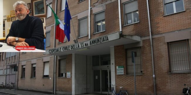 COLLAGE FACCIATA OSPEDALE E GALLERANI