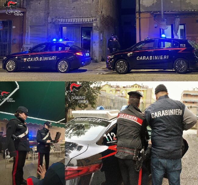 collage cento rissa al bar arrestato