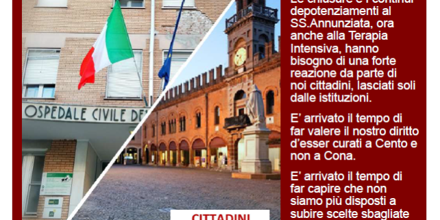 Manifesto Manifestazione Ospedale